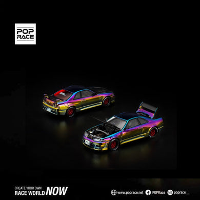 Pop Race - Skyline GT-R (BNR33) 1/64 Scale Diecast Model Car