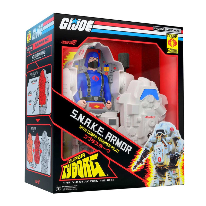 Load image into Gallery viewer, Super 7 - Super Cyborg - S.N.A.K.E. Armor (Full Colour - Gray) (SDCC 2023 Exclusive)
