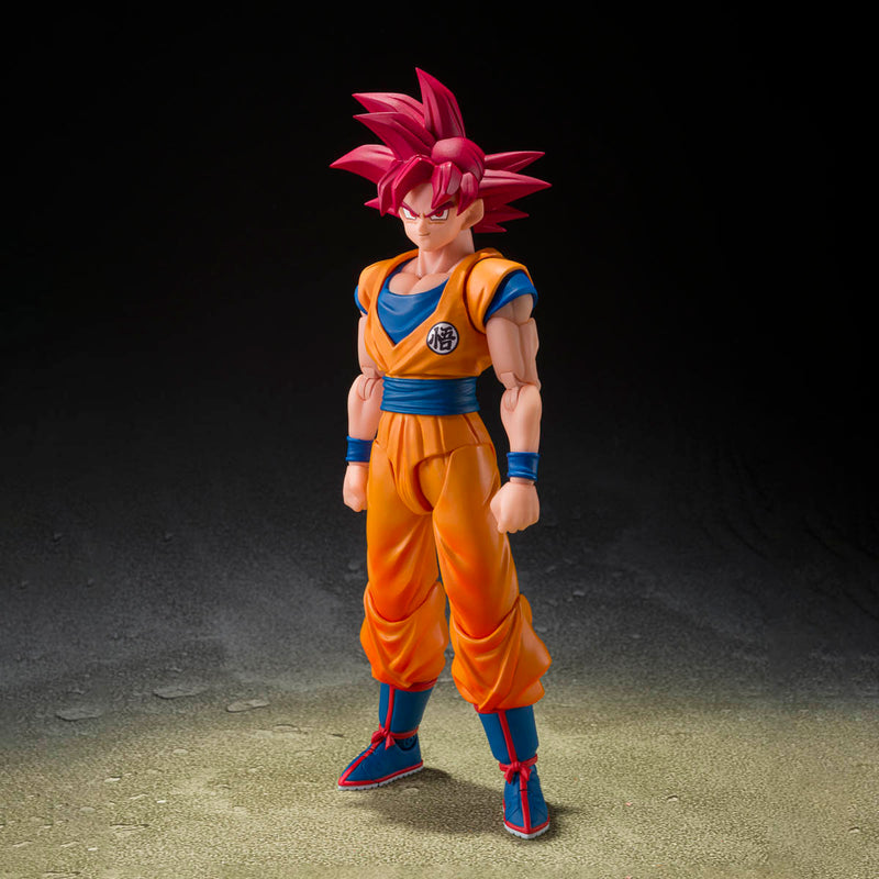 Load image into Gallery viewer, Bandai - S.H.Figuarts - Dragon Ball Super - Super Saiyan God Son Goku (God Aura)

