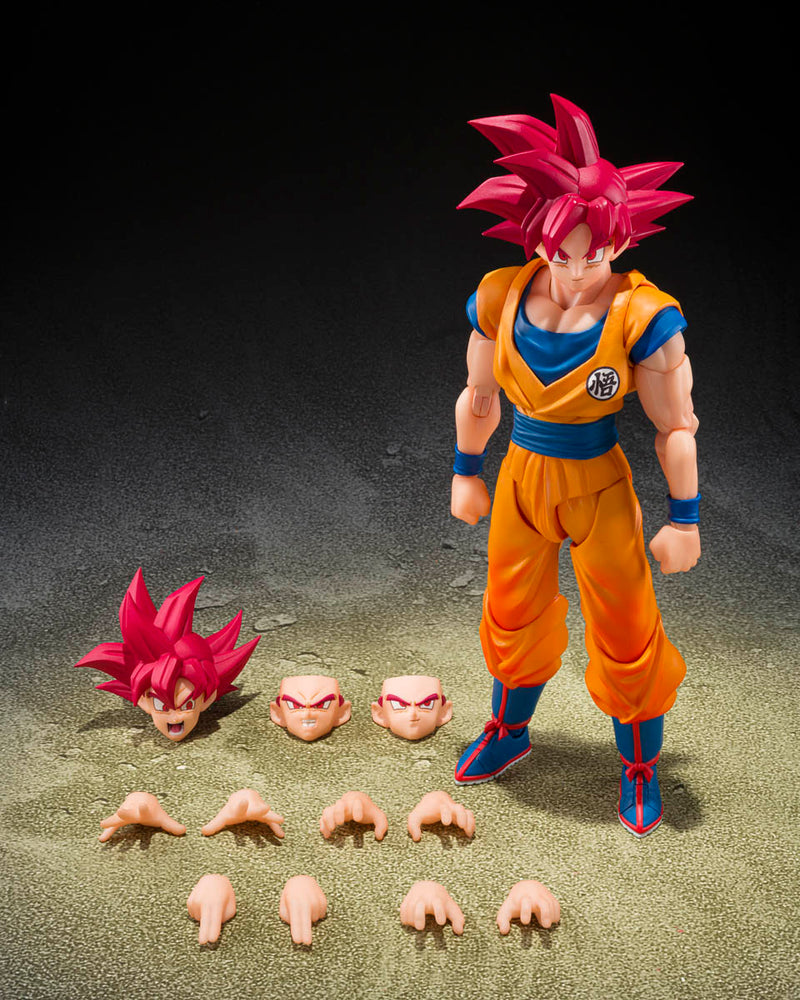 Load image into Gallery viewer, Bandai - S.H.Figuarts - Dragon Ball Super - Super Saiyan God Son Goku (God Aura)
