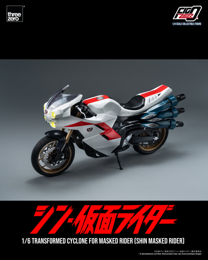 Load image into Gallery viewer, Threezero - FigZero Shin Masked Rider - Transformed Cyclone for Masked Rider
