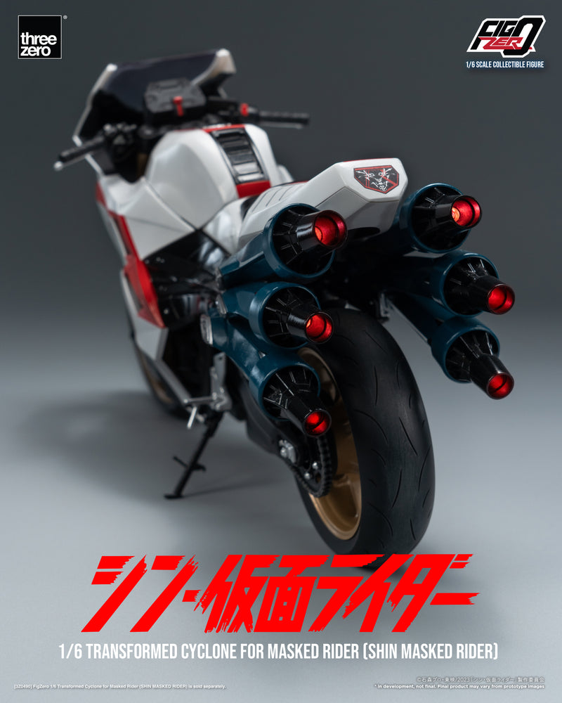 Load image into Gallery viewer, Threezero - FigZero Shin Masked Rider - Transformed Cyclone for Masked Rider
