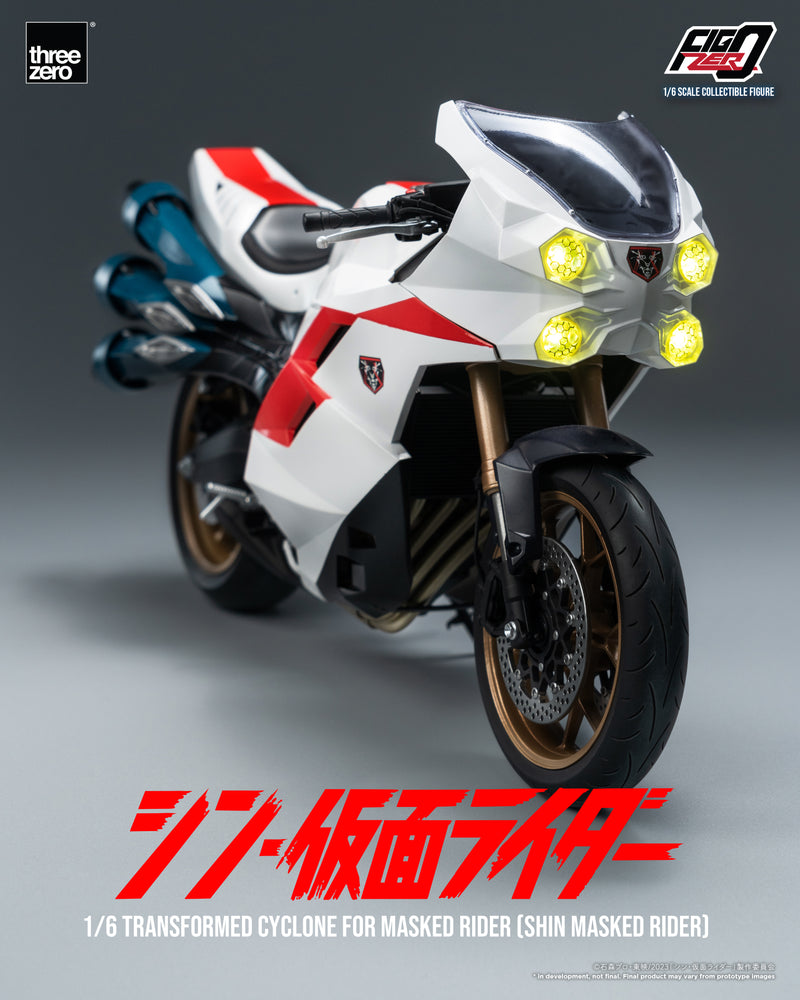 Load image into Gallery viewer, Threezero - FigZero Shin Masked Rider - Transformed Cyclone for Masked Rider
