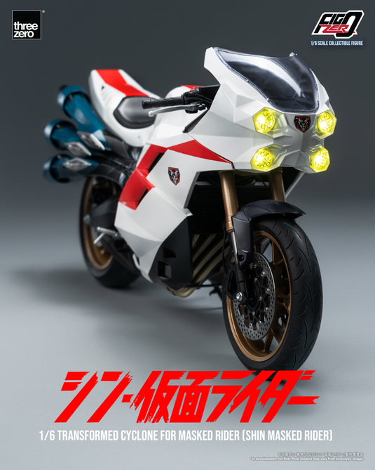 Threezero - FigZero Shin Masked Rider - Transformed Cyclone for Masked Rider