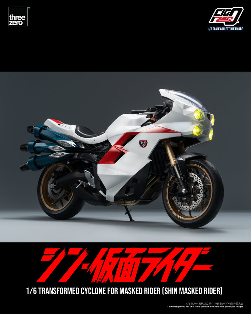 Load image into Gallery viewer, Threezero - FigZero Shin Masked Rider - Transformed Cyclone for Masked Rider
