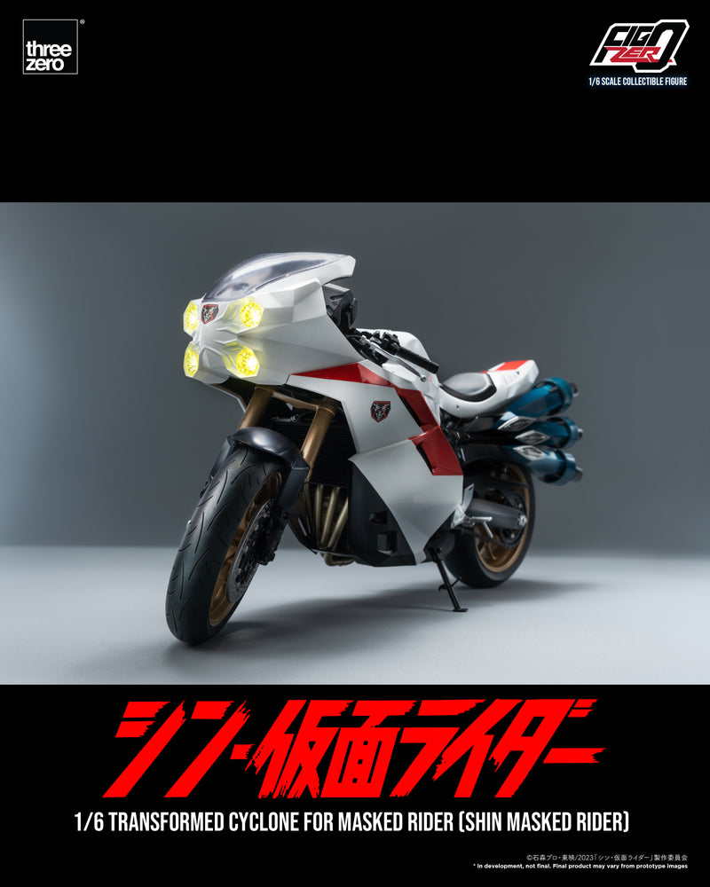 Load image into Gallery viewer, Threezero - FigZero Shin Masked Rider - Transformed Cyclone for Masked Rider
