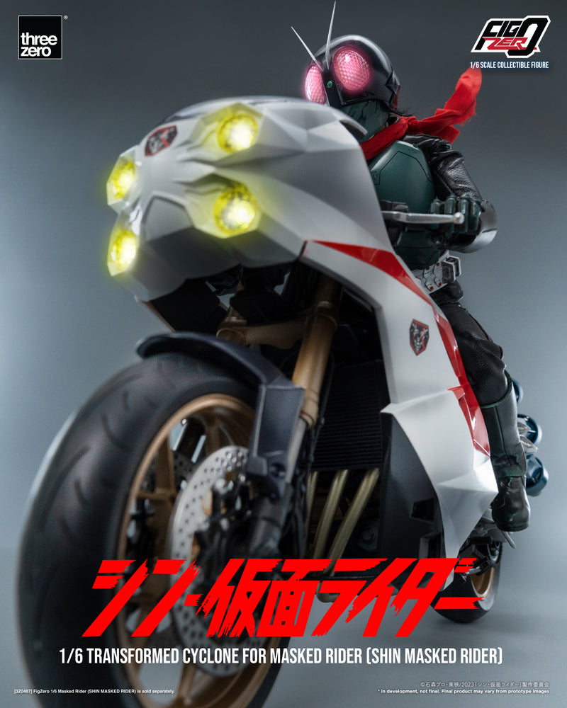 Load image into Gallery viewer, Threezero - FigZero Shin Masked Rider - Transformed Cyclone for Masked Rider
