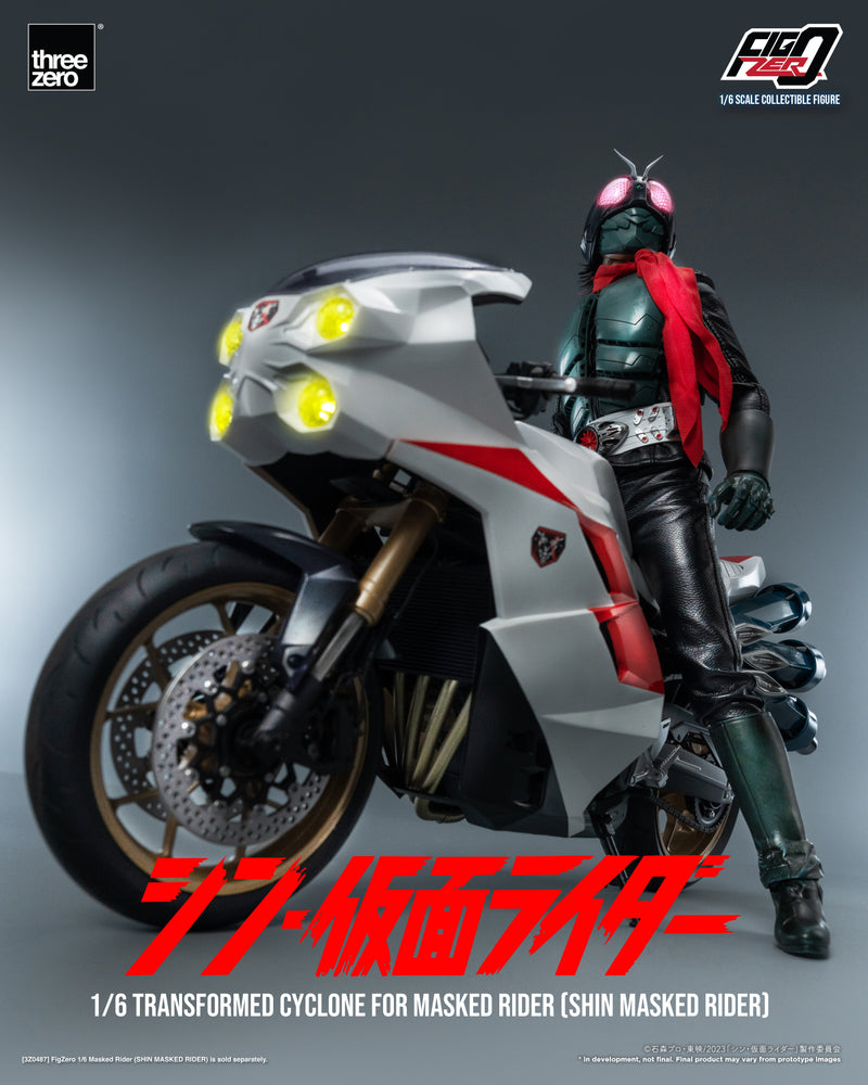 Load image into Gallery viewer, Threezero - FigZero Shin Masked Rider - Transformed Cyclone for Masked Rider
