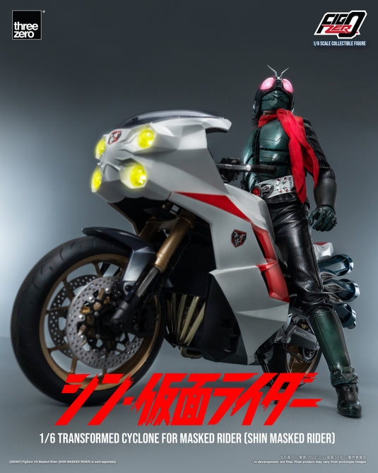 Threezero - FigZero Shin Masked Rider - Transformed Cyclone for Masked Rider