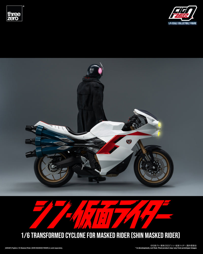 Load image into Gallery viewer, Threezero - FigZero Shin Masked Rider - Transformed Cyclone for Masked Rider
