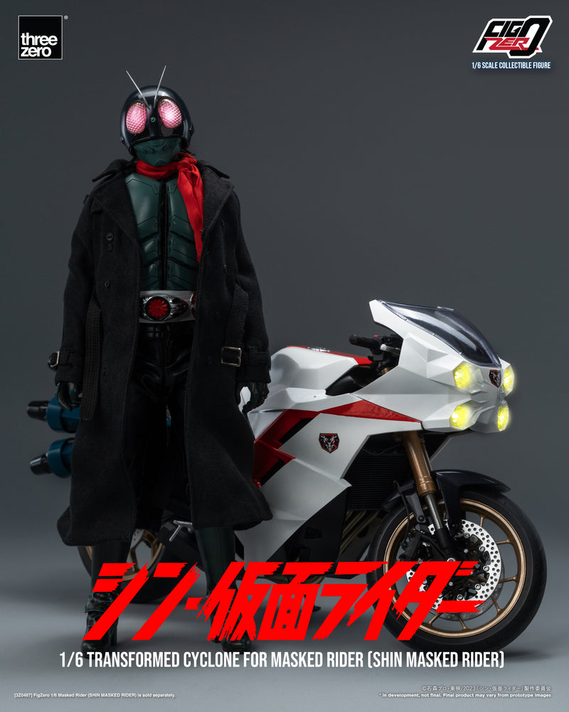 Load image into Gallery viewer, Threezero - FigZero Shin Masked Rider - Transformed Cyclone for Masked Rider
