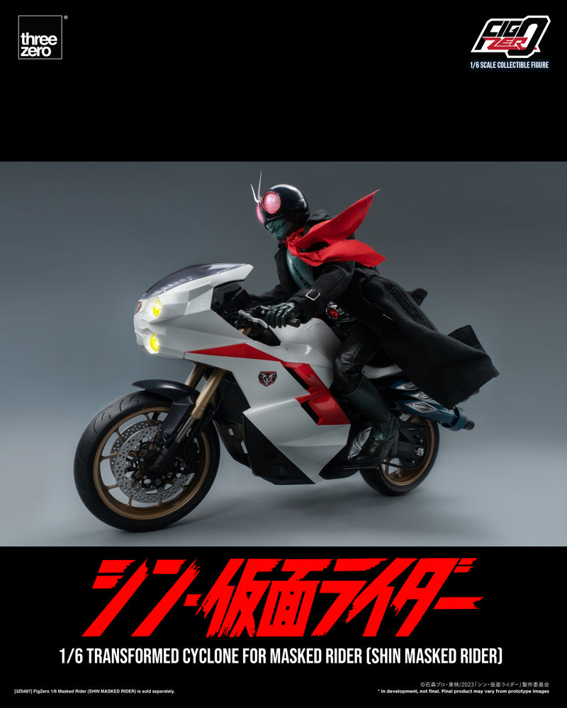 Load image into Gallery viewer, Threezero - FigZero Shin Masked Rider - Transformed Cyclone for Masked Rider
