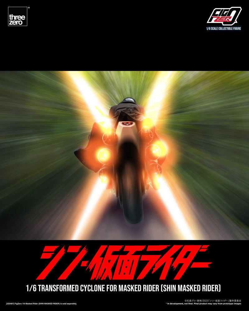 Load image into Gallery viewer, Threezero - FigZero Shin Masked Rider - Transformed Cyclone for Masked Rider
