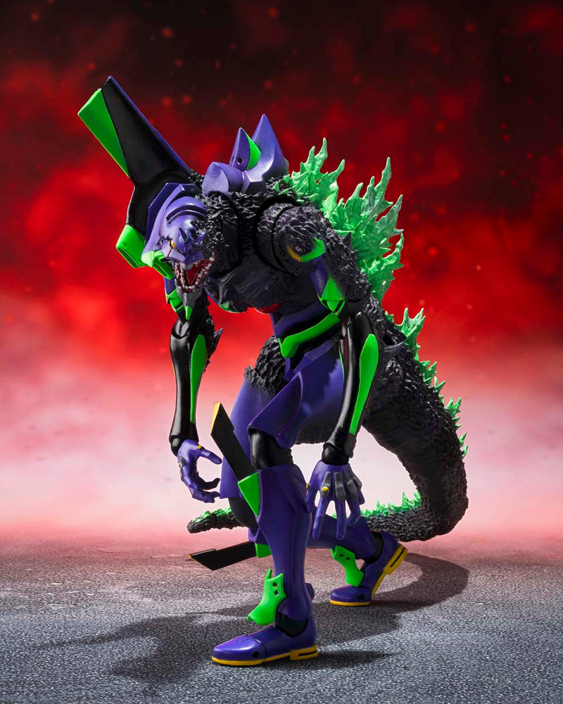 Load image into Gallery viewer, Bandai - S.H.Monsterarts Godzilla vs. Evangelion - Evangelion Test Type-01 (G) Awakening Form
