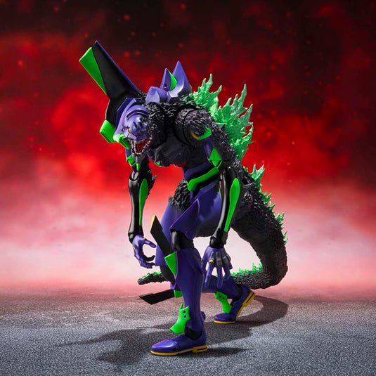 Bandai - S.H.Monsterarts Godzilla vs. Evangelion - Evangelion Test Type-01 (G) Awakening Form