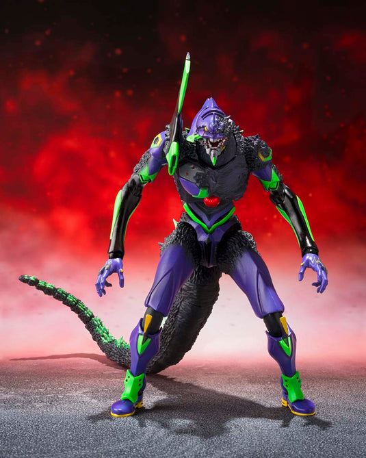 Bandai - S.H.Monsterarts Godzilla vs. Evangelion - Evangelion Test Type-01 (G) Awakening Form