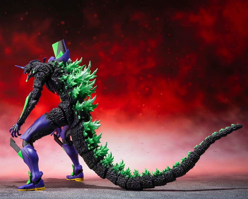 Load image into Gallery viewer, Bandai - S.H.Monsterarts Godzilla vs. Evangelion - Evangelion Test Type-01 (G) Awakening Form
