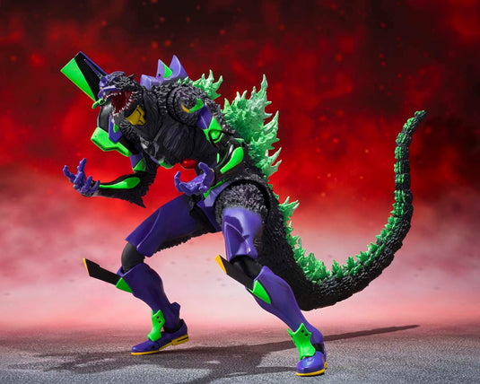 Bandai - S.H.Monsterarts Godzilla vs. Evangelion - Evangelion Test Type-01 (G) Awakening Form