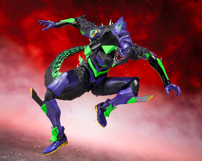 Load image into Gallery viewer, Bandai - S.H.Monsterarts Godzilla vs. Evangelion - Evangelion Test Type-01 (G) Awakening Form
