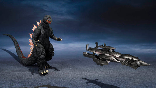 Bandai - S.H.Monsterarts Godzilla Final Wars (2004) - Godzilla (Heat Ray Ver. VS New Gotengo)