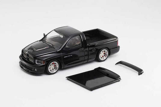 Shoom64 - 2003 RAM SRT-10 LHD (Black) 1/64 Scale Diecast Model Car (SHOOM-103-003)