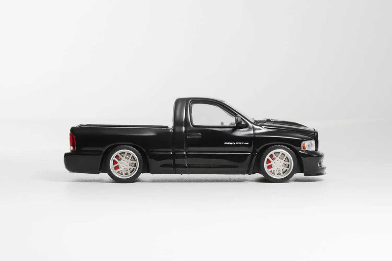 Load image into Gallery viewer, Shoom64 - 2003 RAM SRT-10 LHD (Black) 1/64 Scale Diecast Model Car (SHOOM-103-003)
