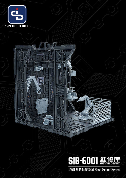 Fresh Retro: Scene in Box - SIB-6001 Repair Depot 1/60 Scale