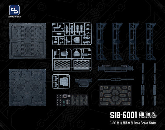 Fresh Retro: Scene in Box - SIB-6001 Repair Depot 1/60 Scale