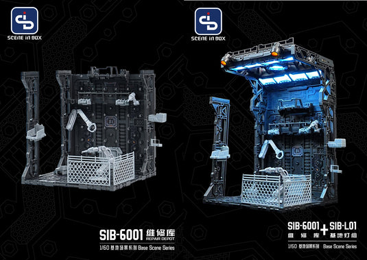 Fresh Retro: Scene in Box - SIB-6001 Repair Depot 1/60 Scale