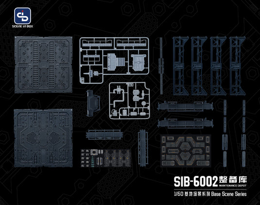 Fresh Retro: Scene in Box - SIB-6002 Maintenance Depot 1/60 Scale
