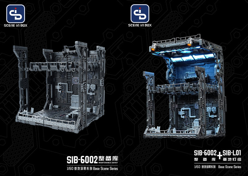 Load image into Gallery viewer, Fresh Retro: Scene in Box - SIB-6002 Maintenance Depot 1/60 Scale
