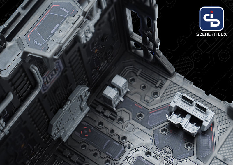 Load image into Gallery viewer, Fresh Retro: Scene in Box - SIB-6003 Command Center 1/60 Scale
