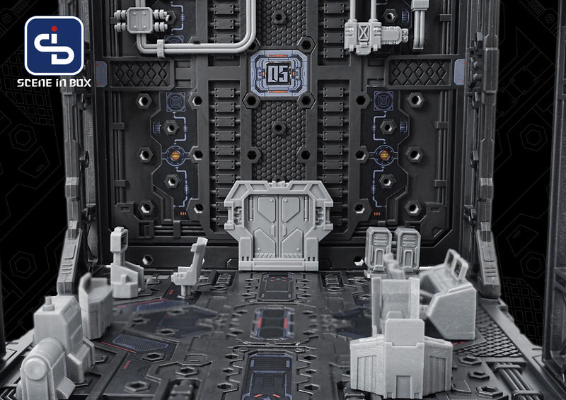 Load image into Gallery viewer, Fresh Retro: Scene in Box - SIB-6003 Command Center 1/60 Scale
