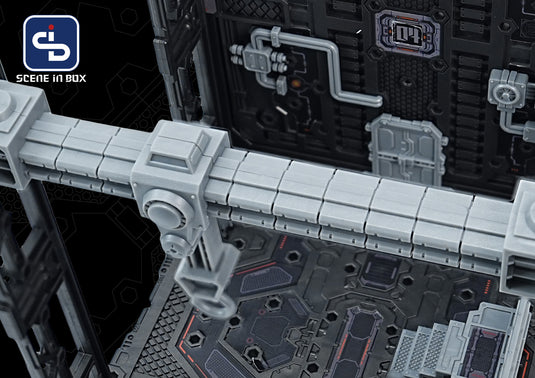 Fresh Retro: Scene in Box - SIB-6004 Crane Depot 1/60 Scale