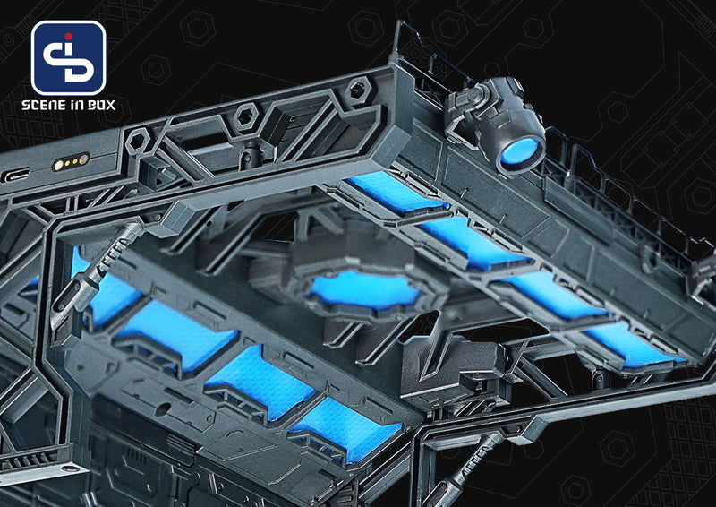 Load image into Gallery viewer, Fresh Retro: Scene in Box - SIB-L01 Base Lighting System 1/60 Scale
