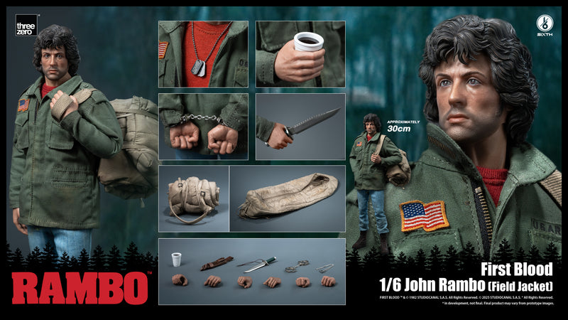 Load image into Gallery viewer, Threezero - Rambo: First Blood - John Rambo (Field Jacket)
