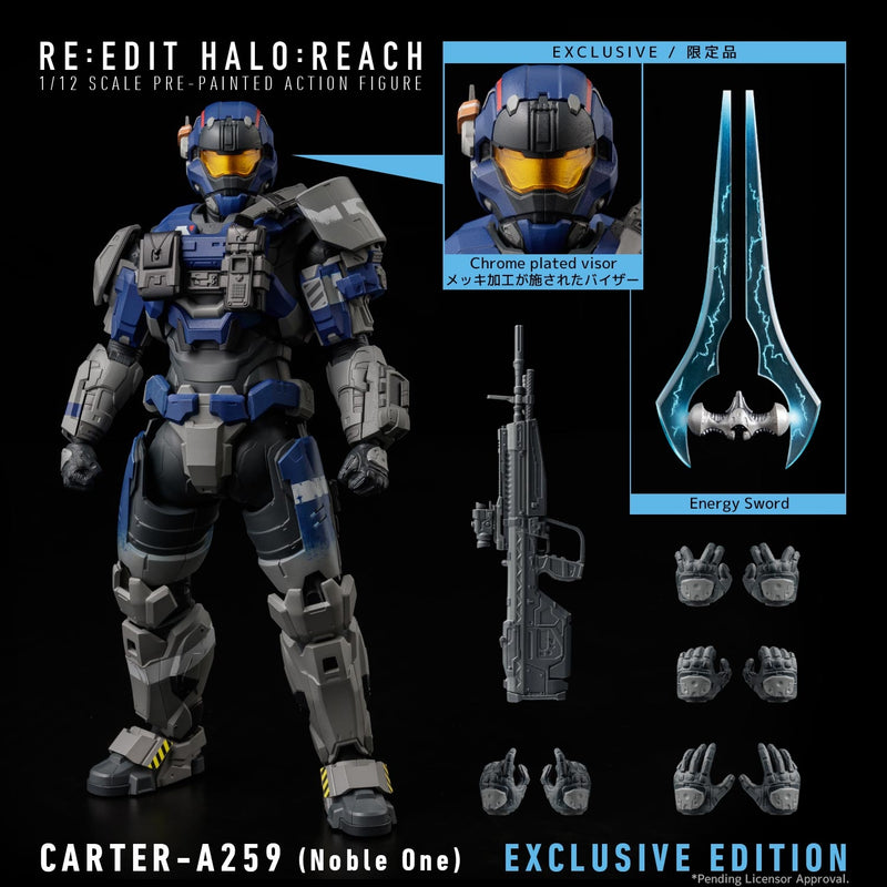 Load image into Gallery viewer, 1000Toys - Re:Edit Halo Reach - CARTER-A259 (Noble One) (PX Exclusive) 1/12 Scale Figure
