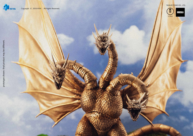 Load image into Gallery viewer, Hiya Toys - Exquisite Basic Series: Godzilla VS King Ghidorah (1991) - King Ghidorah
