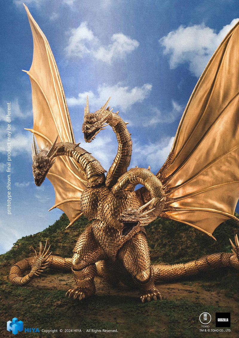 Load image into Gallery viewer, Hiya Toys - Exquisite Basic Series: Godzilla VS King Ghidorah (1991) - King Ghidorah
