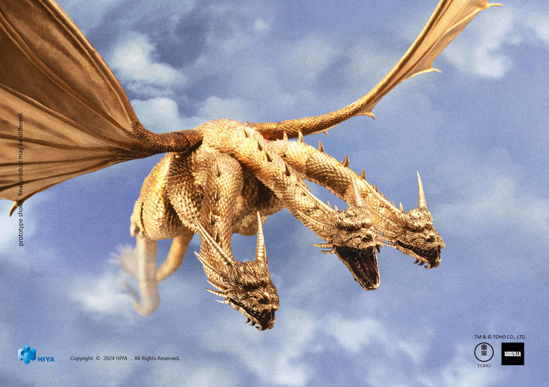 Load image into Gallery viewer, Hiya Toys - Exquisite Basic Series: Godzilla VS King Ghidorah (1991) - King Ghidorah
