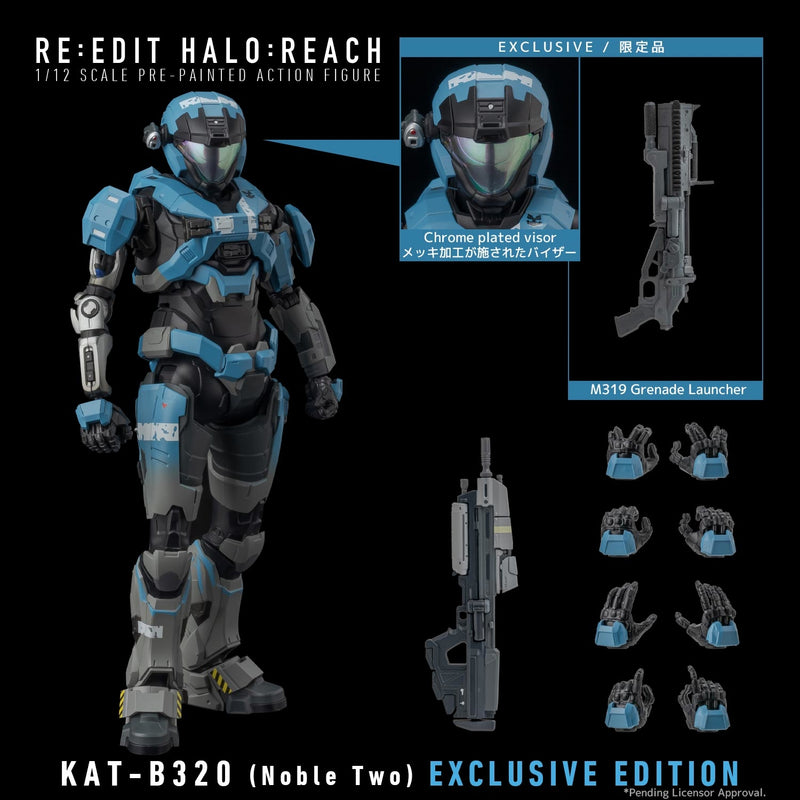 Load image into Gallery viewer, 1000Toys - Re:Edit Halo Reach - KAT B-320 (Noble Two) (PX Exclusive) 1/12 Scale Figure
