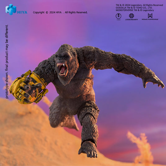 Hiya Toys - Exquisite Basic Series: Godzilla VS Kong The New Empire - Kong (Beast Glove)