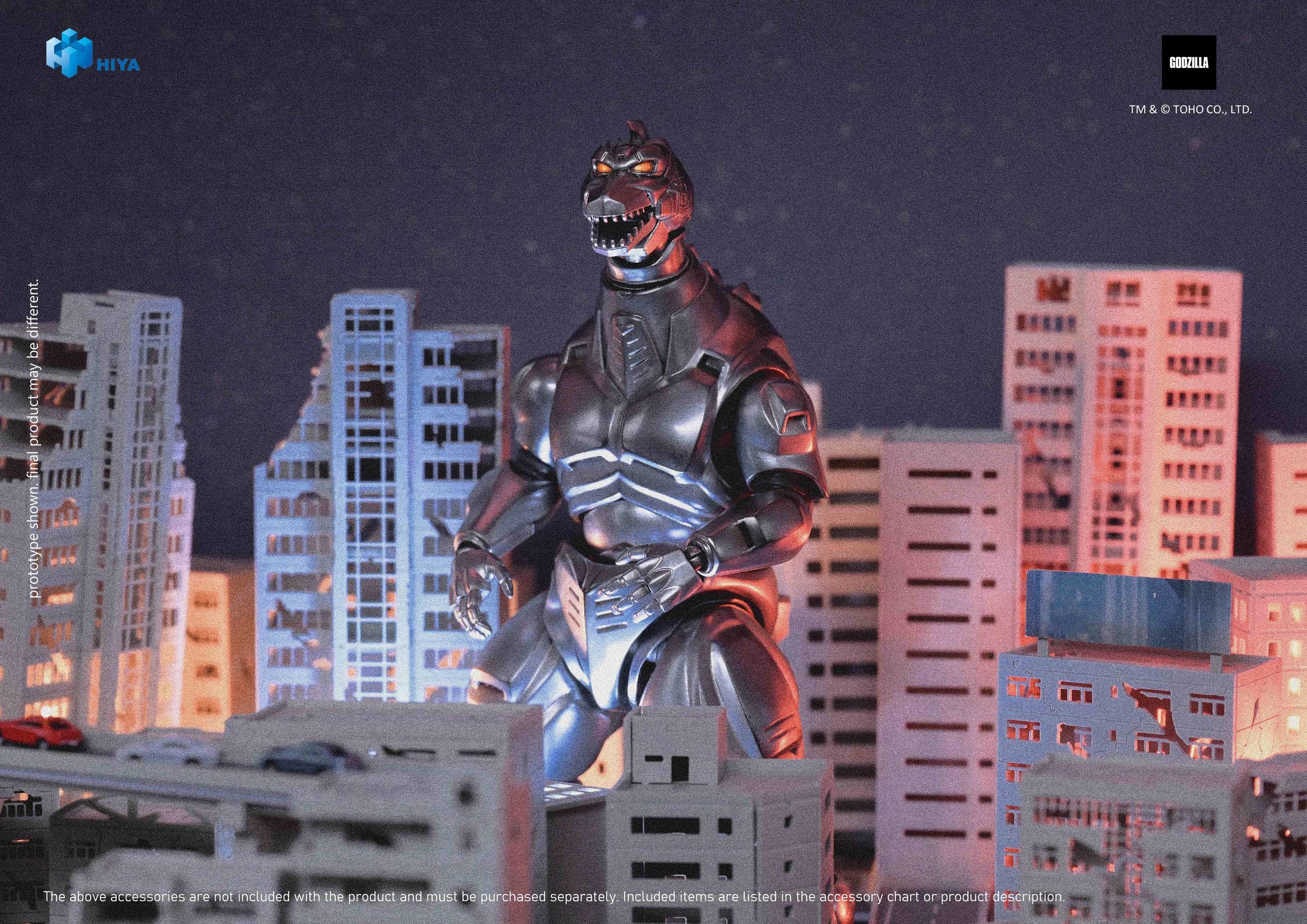 Hiya Toys - Exquisite Basic Series: Godzilla VS Mechagodzilla II