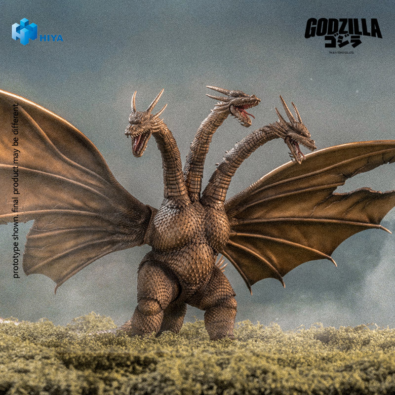 Load image into Gallery viewer, Hiya Toys - Exquisite Basic Series: Godzilla VS King Ghidorah (1991) - King Ghidorah (Battle-Damaged Version)
