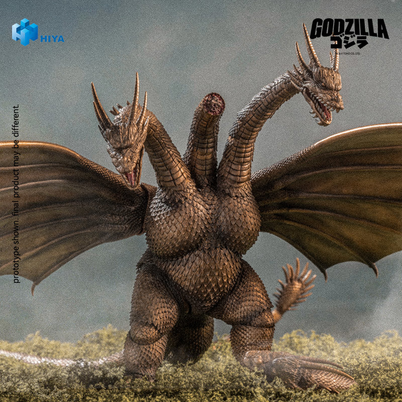 Load image into Gallery viewer, Hiya Toys - Exquisite Basic Series: Godzilla VS King Ghidorah (1991) - King Ghidorah (Battle-Damaged Version)
