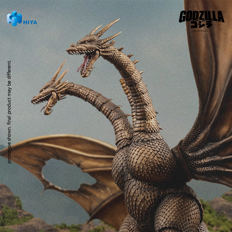 Load image into Gallery viewer, Hiya Toys - Exquisite Basic Series: Godzilla VS King Ghidorah (1991) - King Ghidorah (Battle-Damaged Version)
