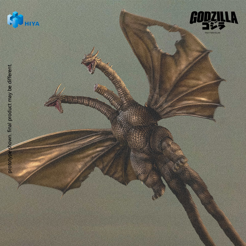 Load image into Gallery viewer, Hiya Toys - Exquisite Basic Series: Godzilla VS King Ghidorah (1991) - King Ghidorah (Battle-Damaged Version)
