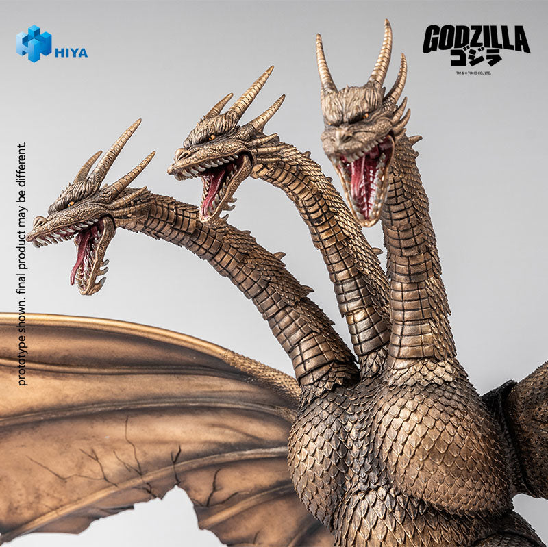Load image into Gallery viewer, Hiya Toys - Exquisite Basic Series: Godzilla VS King Ghidorah (1991) - King Ghidorah (Battle-Damaged Version)
