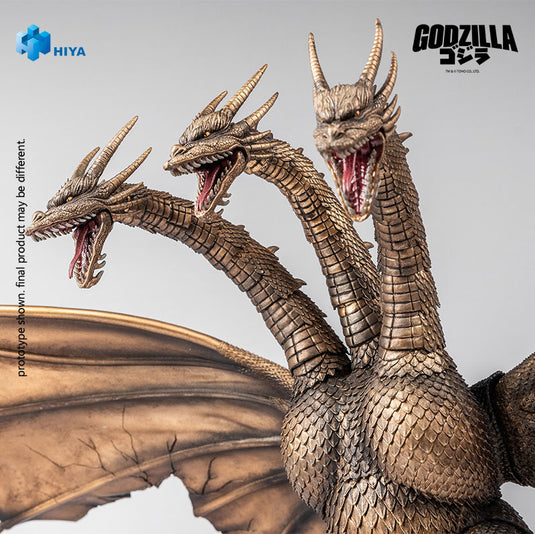 Hiya Toys - Exquisite Basic Series: Godzilla VS King Ghidorah (1991) - King Ghidorah (Battle-Damaged Version)
