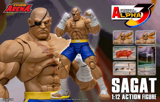 Storm Collectibles - Storm Arena: Street Fighter Alpha 3 - Sagat 1/12 Scale